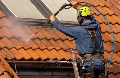 Démoussage et hydrofuge de toiture à Yèvres